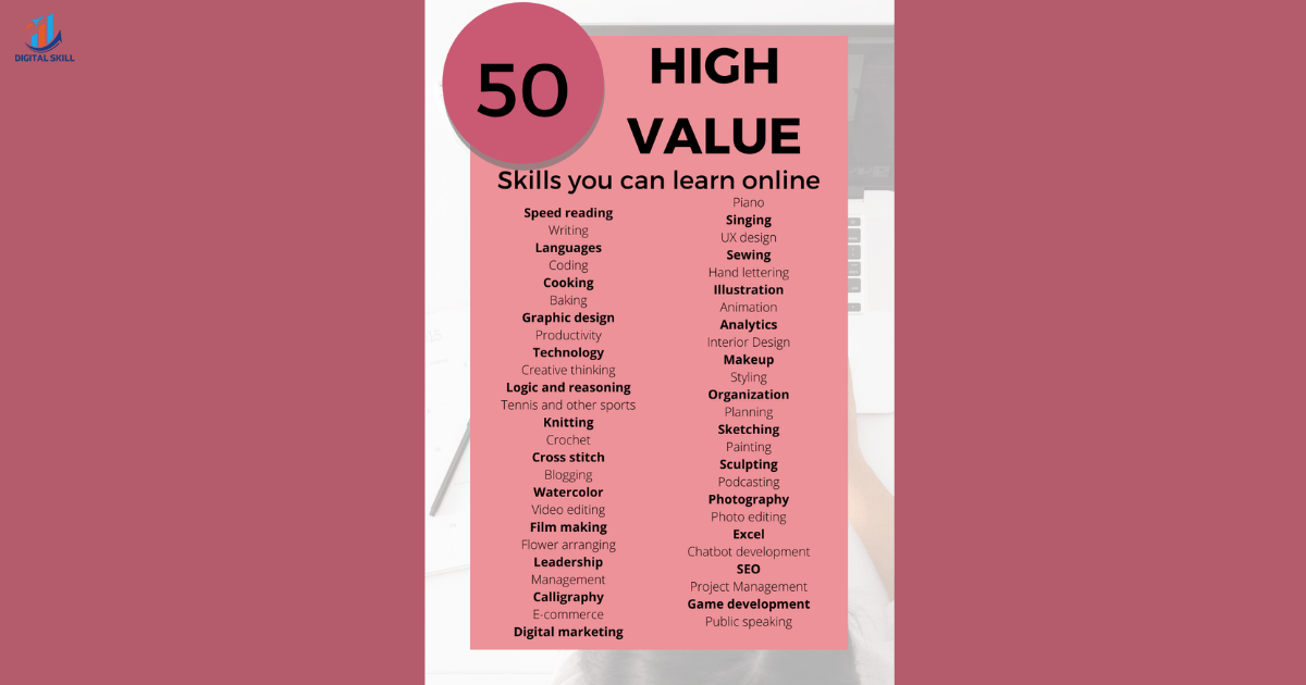 Skills You Can Learn Online